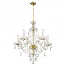  CAN-A1305-PB-CL-MWP - Candace 5 Light Polished Brass Chandelier