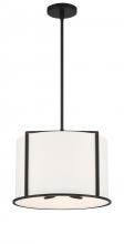 Crystorama CAR-9204-BK - Carlyn 4 Light Black Chandelier