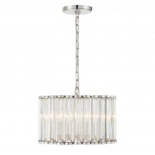  ELL-B3004-PN - Libby Langdon Elliot 4 Light Polished Nickel Mini Chandelier