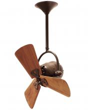 Matthews Fan Company BD-BZZT-WD - Bianca Direcional ceiling fan in Bronzette finish with solid sustainable mahogany wood blades.