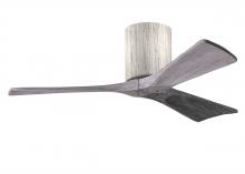  IR3H-BW-BW-42 - Irene-3H three-blade flush mount paddle fan in Barn Wood finish with 42” solid barn wood tone bl