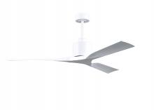 NK-MWH-MWH-60 - Nan 6-speed ceiling fan in Matte White finish with 60” solid matte white wood blades