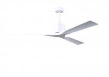 Matthews Fan Company NKXL-MWH-MWH-72 - Nan XL 6-speed ceiling fan in Matte White finish with 72” solid matte white wood blades
