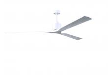  NKXL-MWH-MWH-90 - Nan XL 6-speed ceiling fan in Matte White finish with 90” solid matte white wood blades