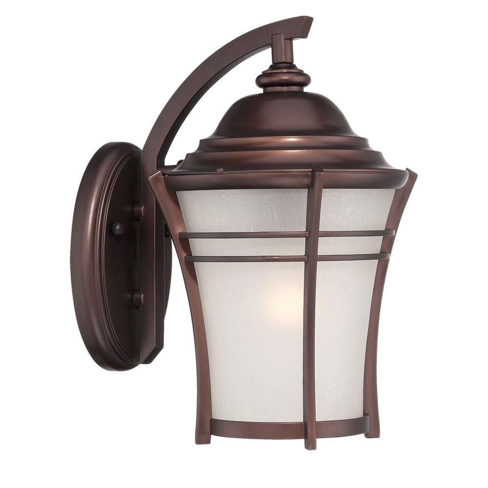 Vero Collection Wall Lantern 1-Light Outdoor Architectural Bronze Light Fixture