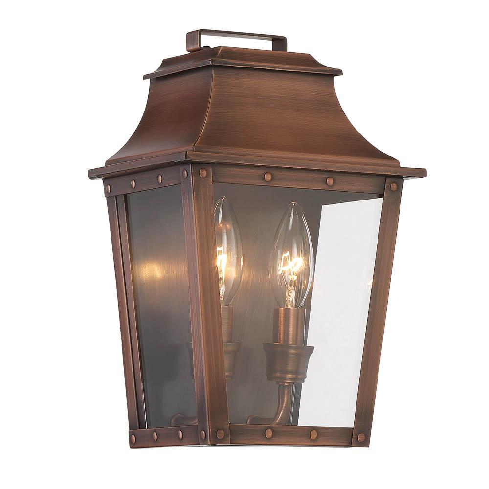 Coventry 2-Light Outdoor Copper Patina Light Fixture