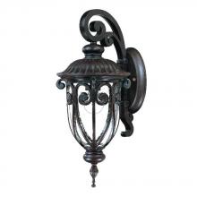  2102MM - Naples Collection Wall-Mount 1-Light Outdoor Marbleized Mahogany Light Fixture