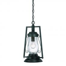  3496BK - Kero Collection Hanging Lantern 1-Light Outdoor Matte Black Light Fixture