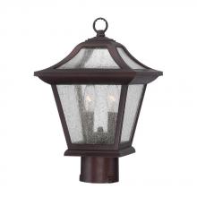  39017ABZ - Aiken Collection Post Lantern 2-Light Outdoor Architectural Bronze Light Fixture