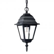  4006BK - Builder's Choice Collection 1-Light Outdoor Matte Black Hanging Lantern