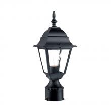 Acclaim Lighting 4007BK - Builder's Choice Collection 1-Light Post-Mount Outdoor Matte Black Fixture