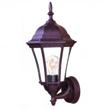  5020BW - Bryn Mawr Collection Wall-Mount 1-Light Outdoor Burled Walnut Light Fixture