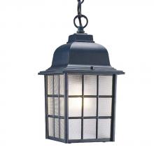  5306BK - Nautica Collection Hanging Lantern 1-Light Outdoor Matte Black Light Fixture