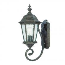  5501BC - Telfair Collection Wall-Mount 1-Light Outdoor Black Coral Light Fixture