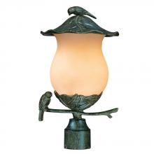 Acclaim Lighting 7567BC/CH - Avian Collection Post-Mount 2-Light Outdoor Black Coral Light Fixture