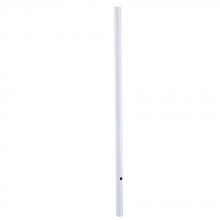  95WH - Direct-Burial Lamp Posts Collection 7 ft. Gloss White Smooth Lamp Post