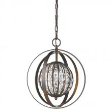  IN11097ORB - Olivia Indoor 1-Light Pendant W/Crystal In Oil Rubbed Bronze