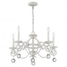  IN11344CW - Callie 5-Light Country White Chandelier