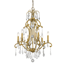  IN11356AG - Claire 6-Light Chandelier