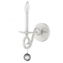  IN41345CW - Callie 1-Light Country White Sconce