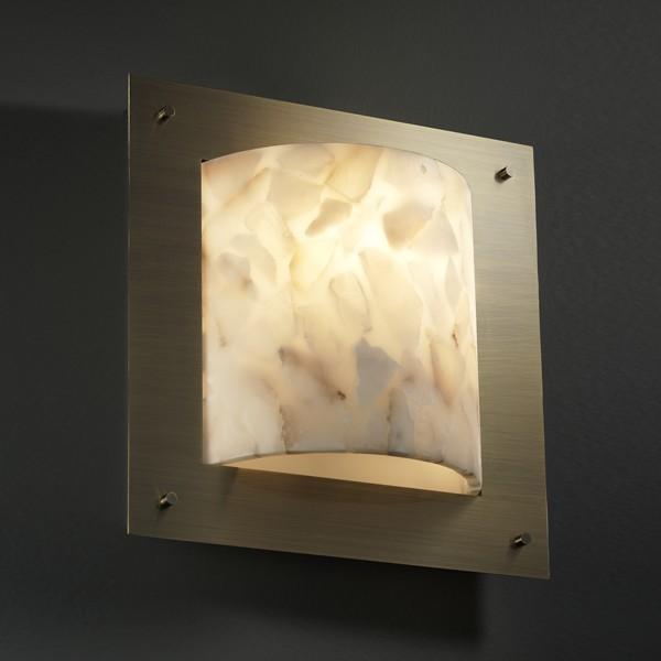Framed Square 4-Sided Wall Sconce (ADA)
