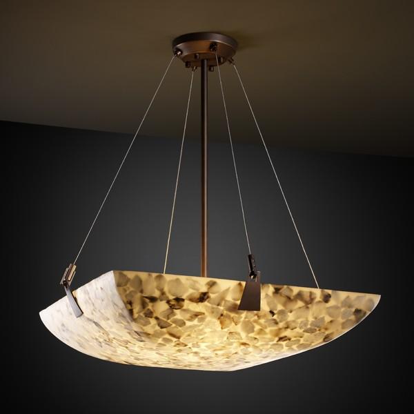 18" Pendant Bowl w/ Tapered Clips