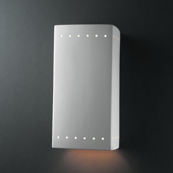 Large ADA LED Rectangle w/ Perfs - Closed Top (Outdoor)