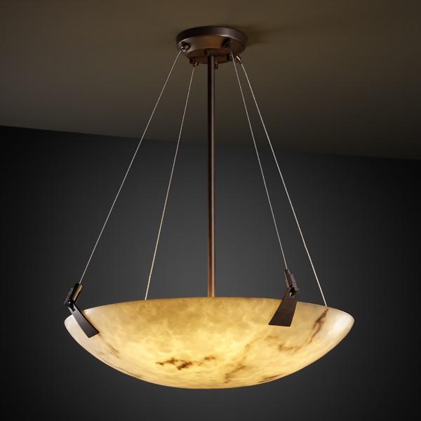 18" Pendant Bowl w/ Tapered Clips