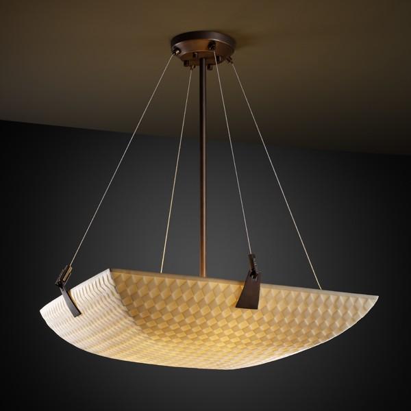 24&#34; Pendant Bowl w/ Tapered Clips