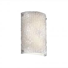 Justice Design Group 3FRM-5541-TILE-DBRZ - Finials Cylinder Wall Sconce (ADA)