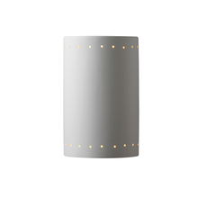 Justice Design Group CER-5290W-BIS - Large ADA Cylinder w/ Perfs - Closed Top (Outdoor)