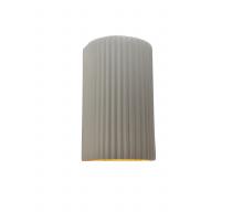  CER-5740-MTGD - Small ADA Pleated Cylinder Wall Sconce