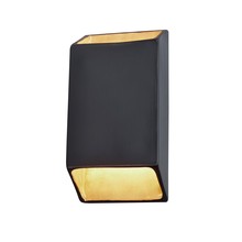 Justice Design Group CER-5875-CBGD - Large ADA Tapered Rectangle LED Wall Sconce (Open Top & Bottom)