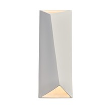 Justice Design Group CER-5895-BIS - ADA Diagonal Rectangle LED Wall Sconce (Open Top & Bottom)
