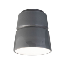 Justice Design Group CER-6150-GRY - Cone Flush-Mount