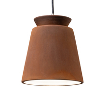 Justice Design Group CER-6425-RRST-NCKL-BKCD - Small Trapezoid Pendant