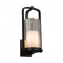 Justice Design Group CLD-7584W-10-MBLK - Atlantic Large Outdoor Wall Sconce