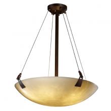Justice Design Group CLD-9642-35-DBRZ - 24" Pendant Bowl w/ Tapered Clips