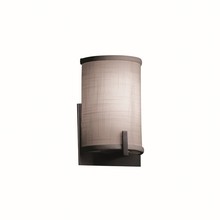 Justice Design Group FAB-5531-GRAY-MBLK - Century ADA 1-Light Wall Sconce