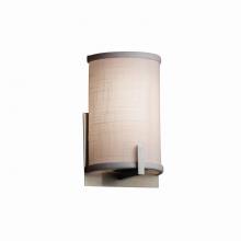 Justice Design Group FAB-5531-WHTE-NCKL - Century ADA 1-Light Wall Sconce