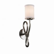 Justice Design Group FAB-8911-10-WHTE-NCKL - Capellini 1-Light Wall Sconce