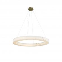 Justice Design Group FAL-8226-BRSS - Medley 42" LED Ring Pendant