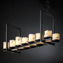  FAL-8769-12-DBRZ - Dakota 14-Light Bridge Chandelier (Short)