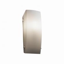 Justice Design Group FSN-5135-OPAL-CROM - ADA Rectangle Wall Sconce
