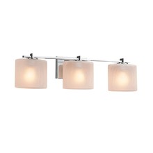 Justice Design Group FSN-8443-30-FRCR-CROM - Era 3-Light Bath Bar