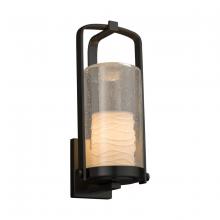  POR-7584W-10-WAVE-MBLK - Atlantic Large Outdoor Wall Sconce