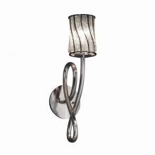 Justice Design Group WGL-8911-10-SWCB-NCKL - Capellini 1-Light Wall Sconce