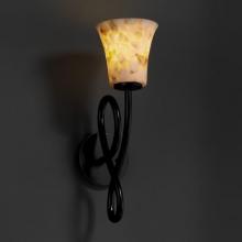 Justice Design Group ALR-8911-10-MBLK - Capellini 1-Light Wall Sconce