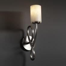 Justice Design Group CLD-8911-20-NCKL - Capellini 1-Light Wall Sconce