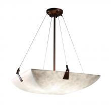  CLD-9642-25-MBLK - 24" Pendant Bowl w/ Tapered Clips